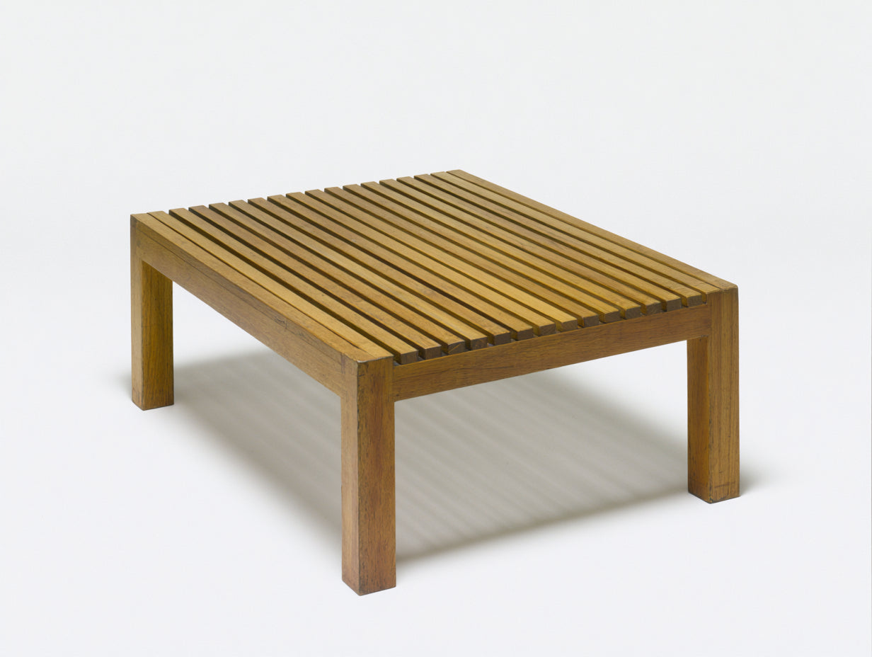 Mesas de jardín de madera 110x70x40 cm - marrón natural - tablero de listones